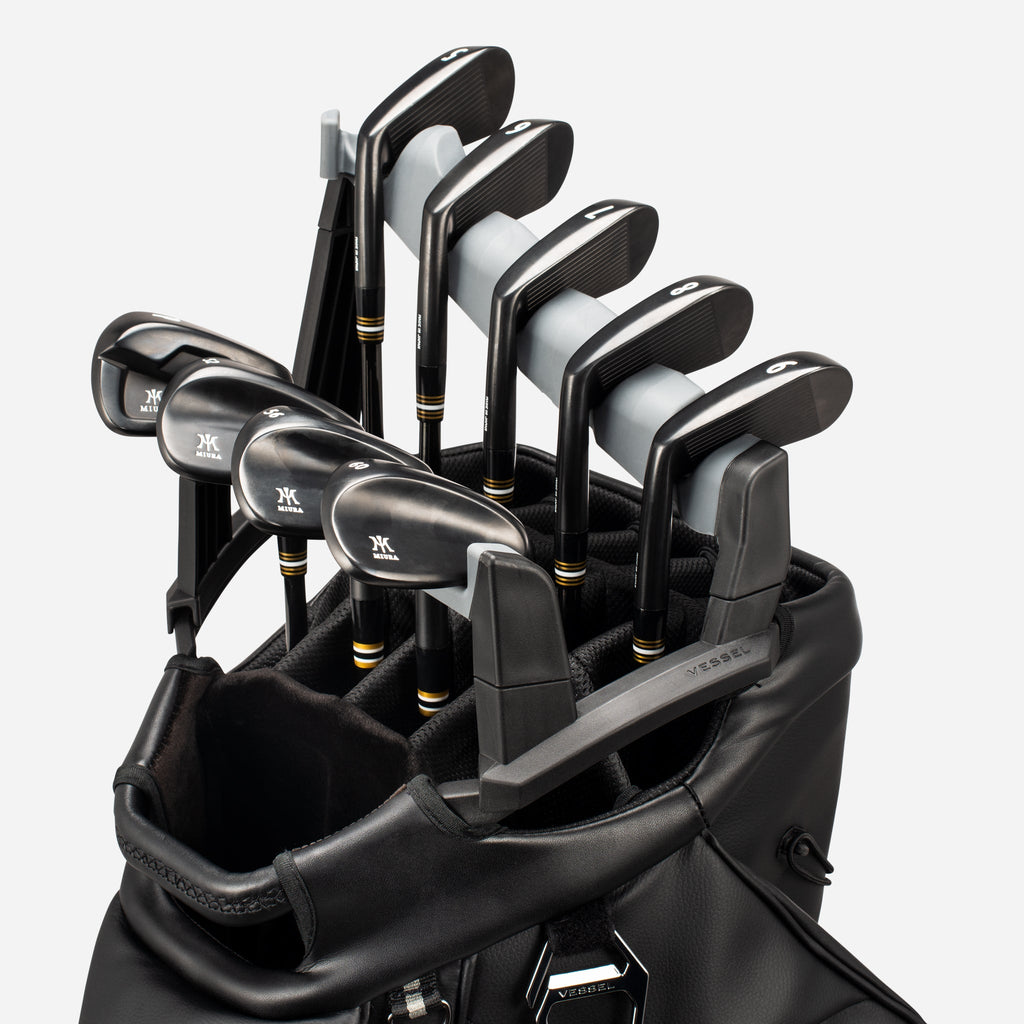 Golf Club Organizer für Lux Pro Cart II - Silver / Black