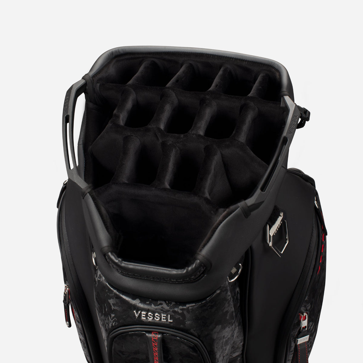 Lux Cart Bag II - Camo Black 15-Way