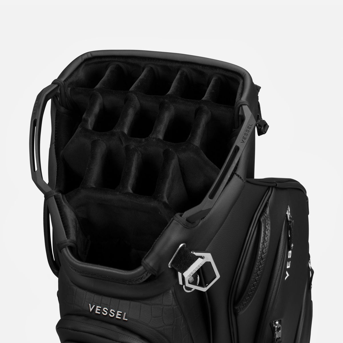 Lux Pro Cart Bag II - Croc Black