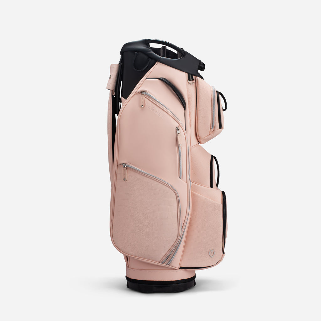Lux Pro Cart Bag II – Croc Blush