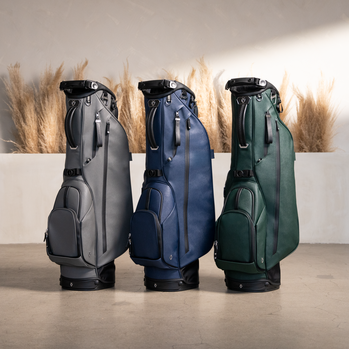 Lux Stand Bag - Crosshatch Black