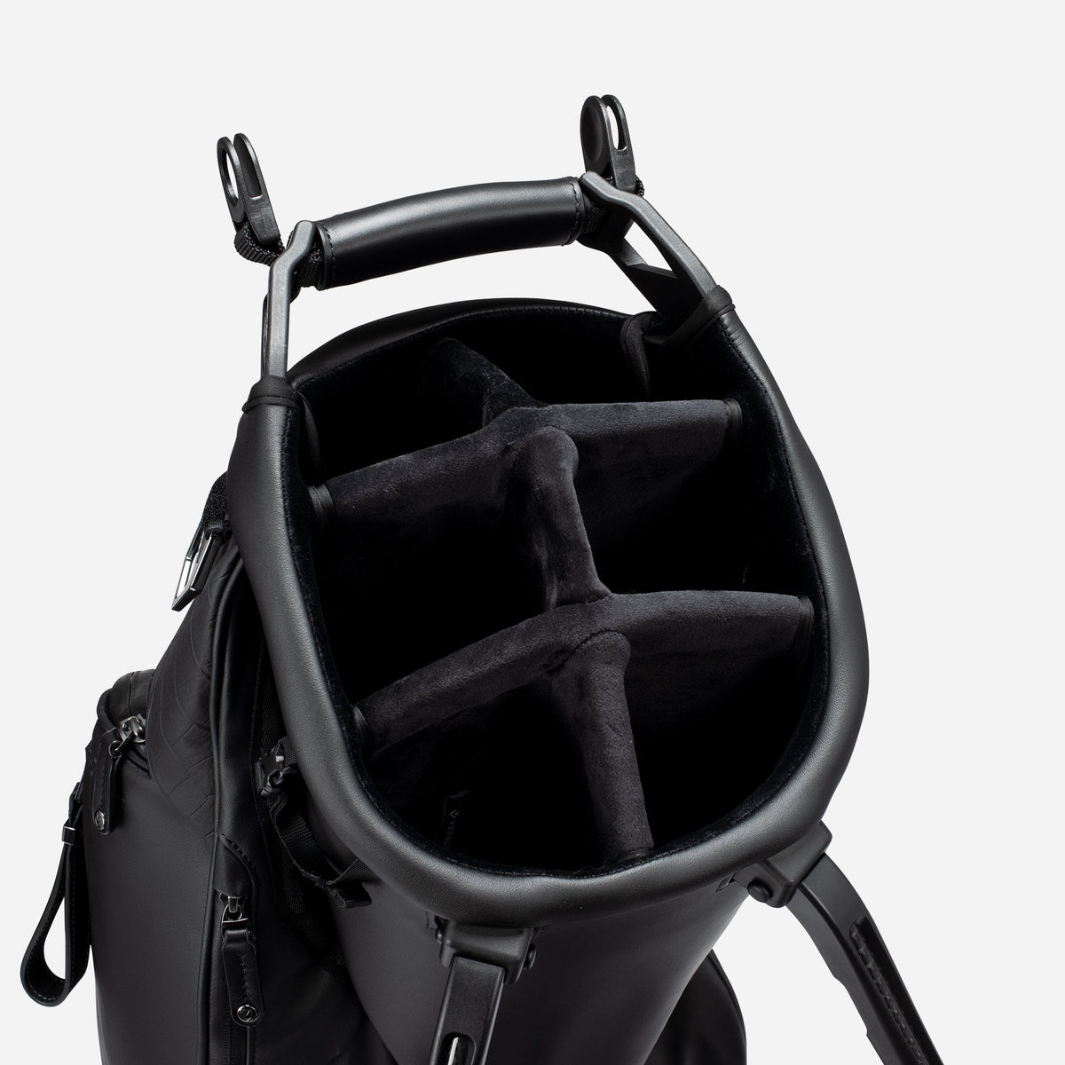 Player V Standbag – černá krokodýlí kůže