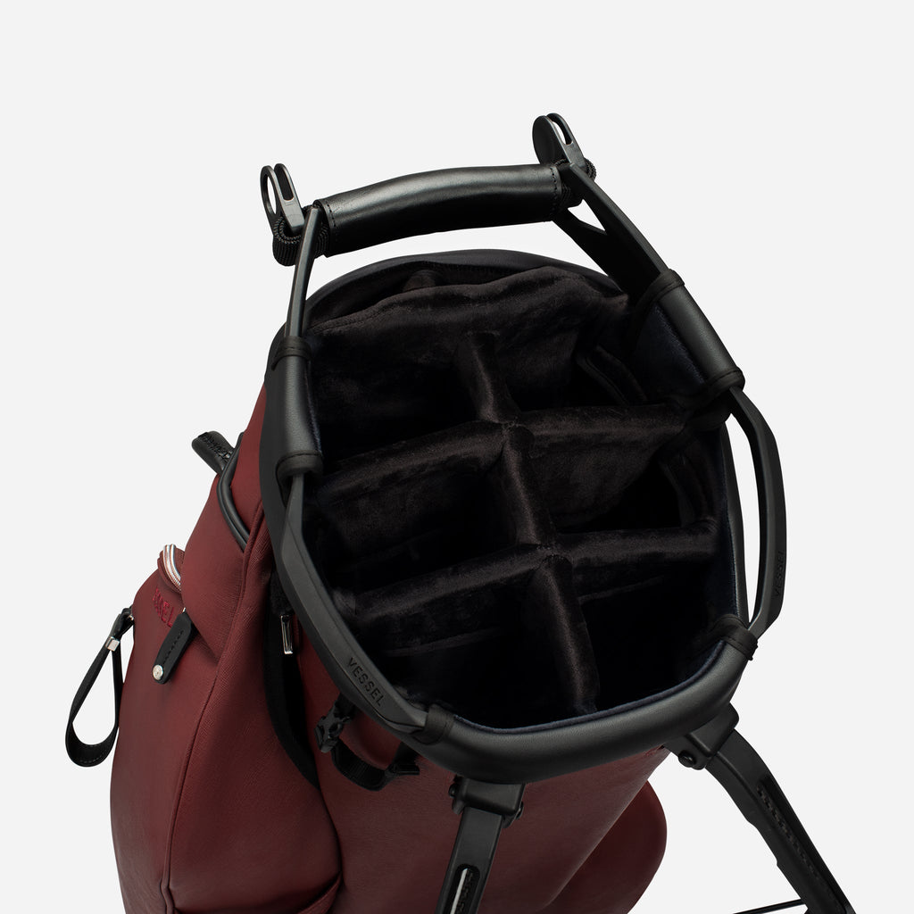 Player V Pro Stand Bag - Merlot