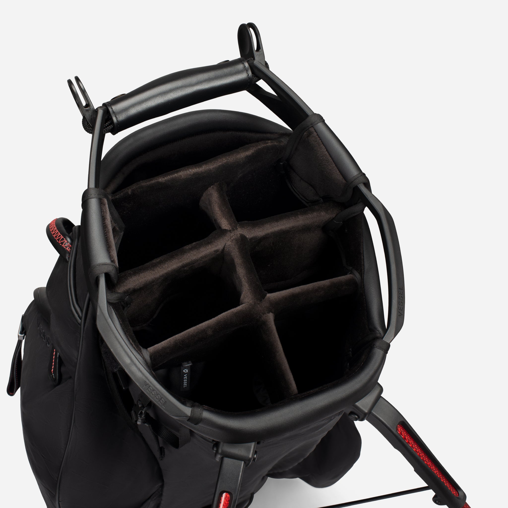 Player V Pro Stand Bag DXR Black | VESSEL Golf – Vessel Golf Germany