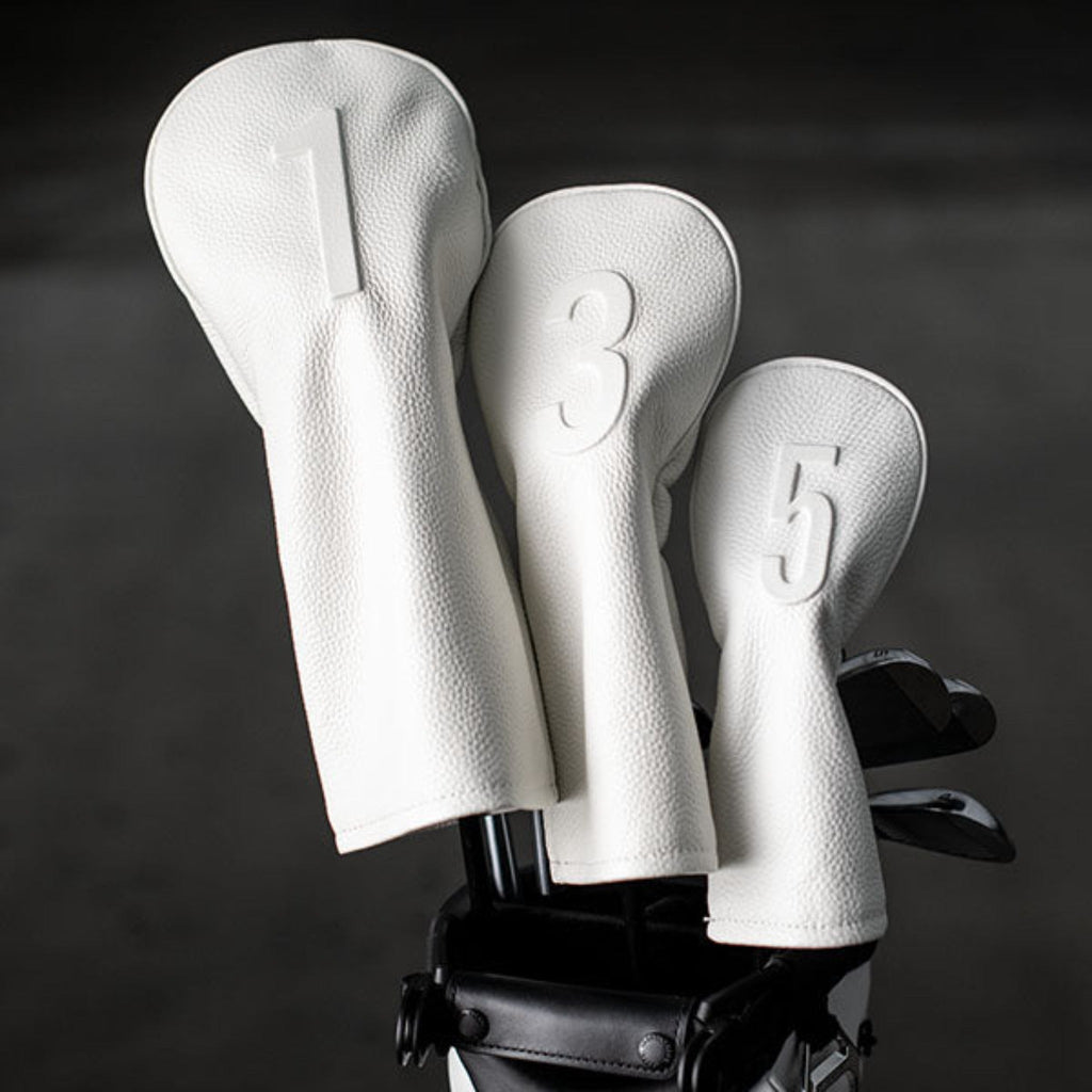 Lux Embossé Headcover - White