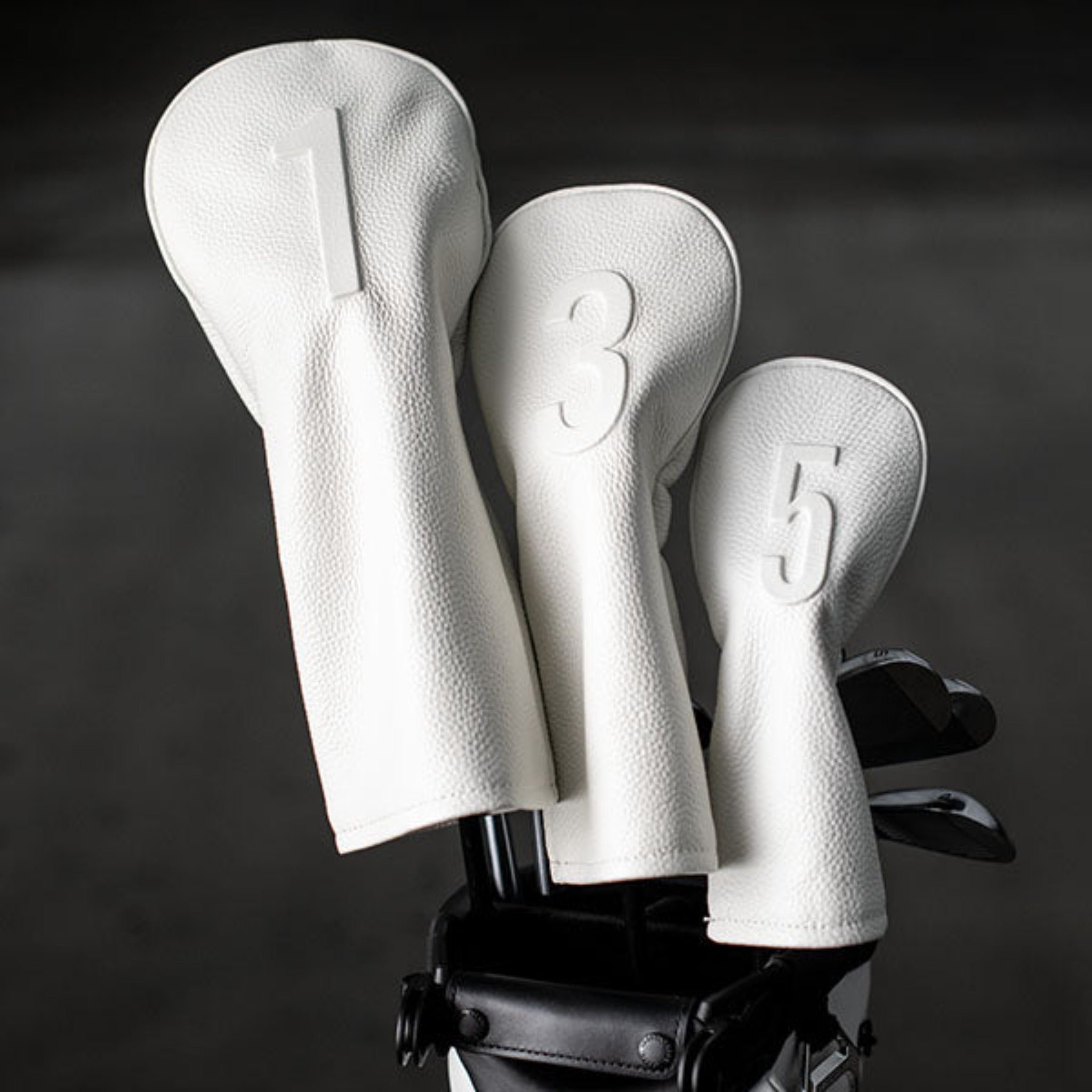 Lux Embossé Headcover - White